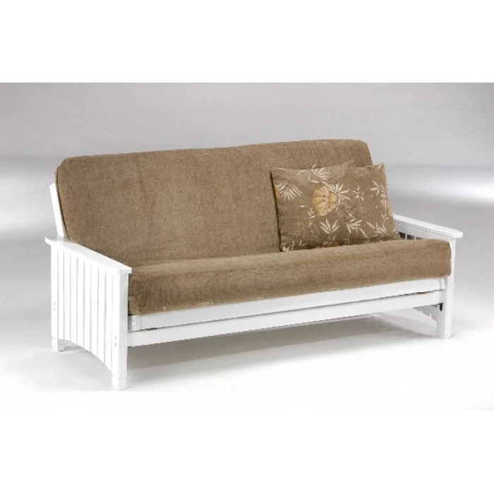 Key West White Complete Futon Sofa Queen Size The Futon Company